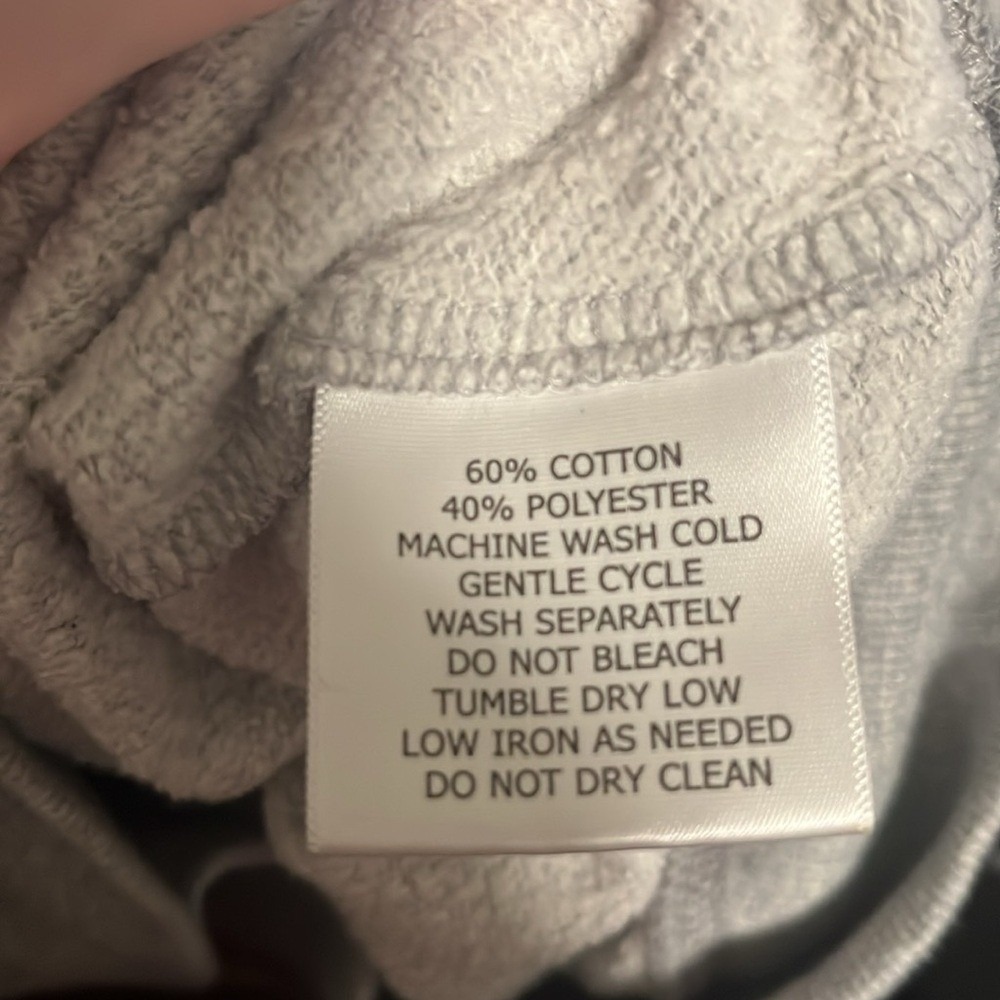 Richer Poorer Womens Heather Grey Raglan Crew Neck French Terry Sweatshirt S - Picture 3 of 5